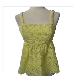 Lilly Pulitzer Yellow Lace Women’s Top